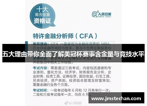 五大理由带你全面了解美冠杯赛事含金量与竞技水平